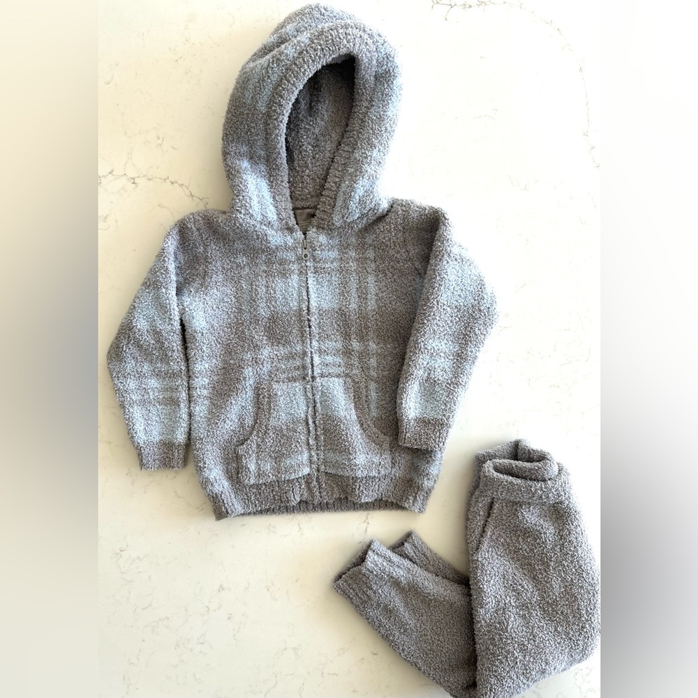 Barefoot Dreams Toddler Boys Zip Up Sweater Set Sz 4T/5T - Picture 14 of 14